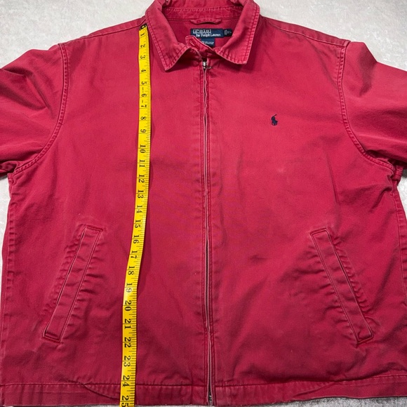 Polo Ralph Lauren Red Harrington Jacket – Classic Zip-Up - Picture 6 of 6